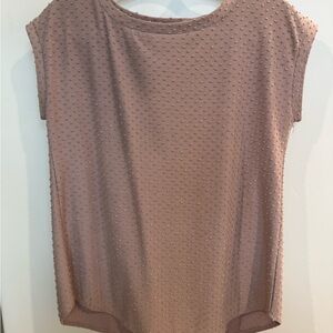 Aritzia Wilfred Mauve Textured Top
